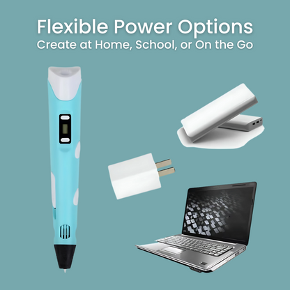 3D Pen for Kids: 3D Printer Pen and STEM Drawing Toy with PLA Filament USB