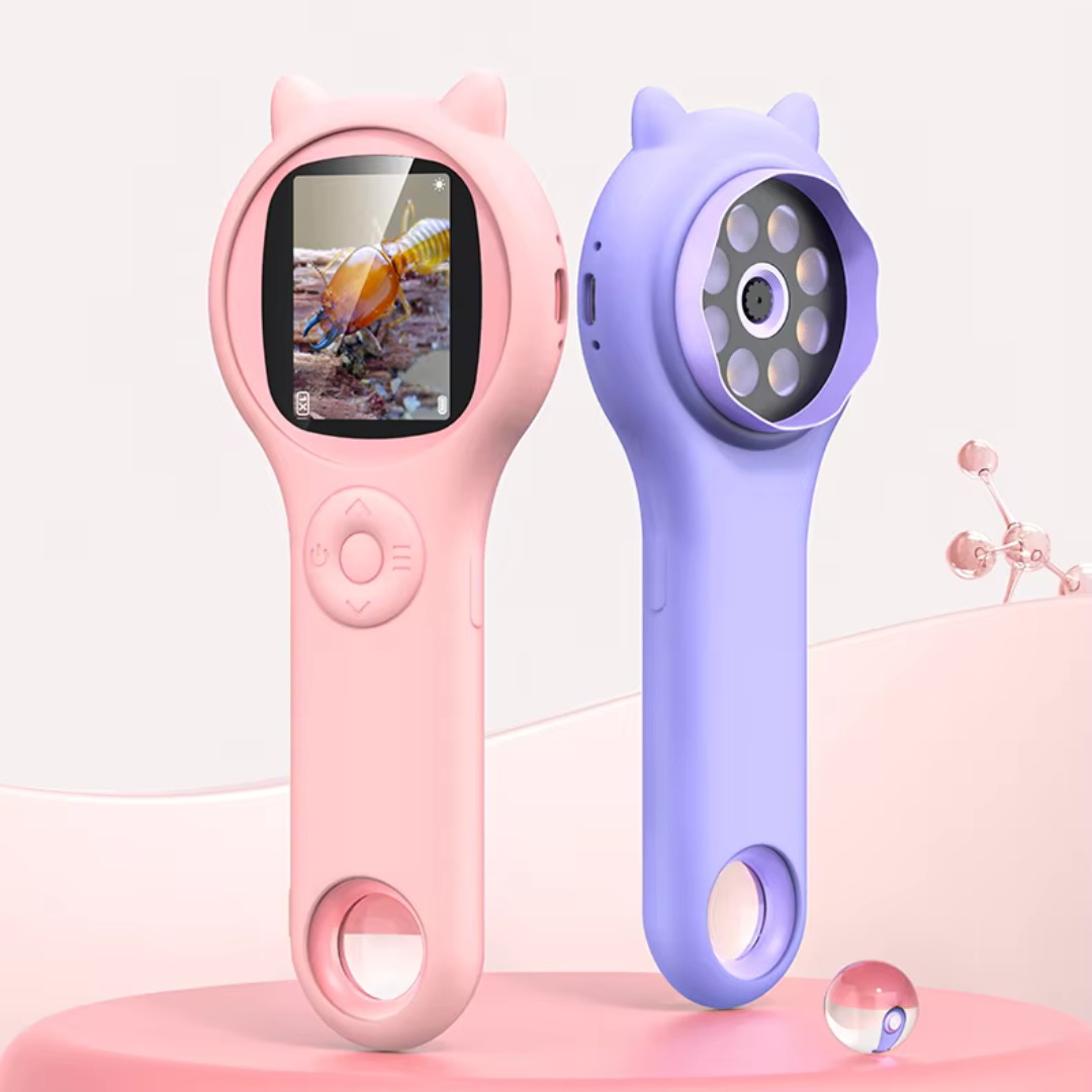 Digital Mini Microscope for Kids – Handheld Video Recording Microscope Feature