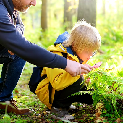 Digital Mini Microscope for Kids – Handheld Video Recording Microscope Parent