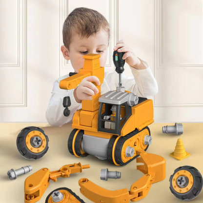  Kids Tool Set: Construction Engineering Toy with Electric Drill | STEM Feature